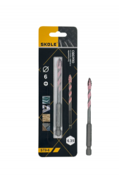 Сверло по плитке /керамограниту  6 мм SKOLE