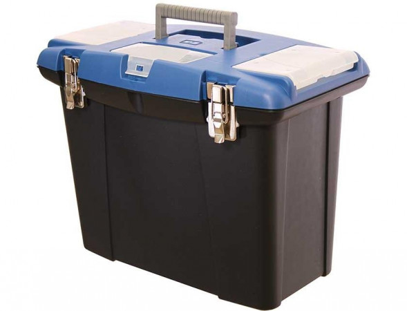 Ящик для инструментов 480мм*360мм (19&quot;) ГЛУБОКИЙ с пластик. замком 24