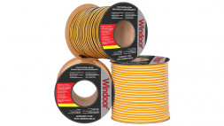 Уплотнитель для окон 21 D 100м 9*6,5мм (белый) WINDOOR (уп.1/6шт)