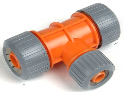 Тройник с цанговым креплением  1/2"-3/4"-3/4"  арт.24