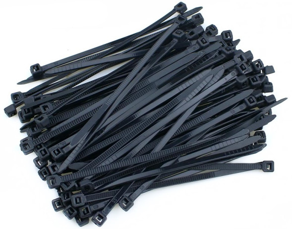 Хомут пластиковый 4,6(5)х 450 черн. (уп.100 шт.) NORMAL