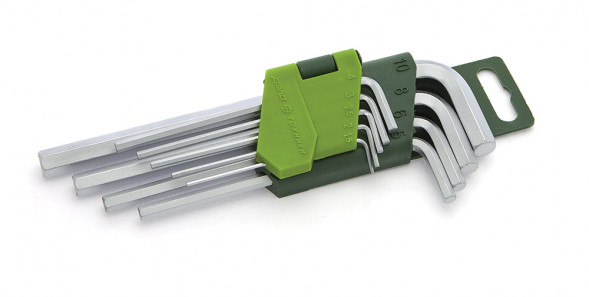 561091 Набор ключей шестигранных 9шт.(1,5;2;2,5;3;4;5;6;8;10мм) (10шт)