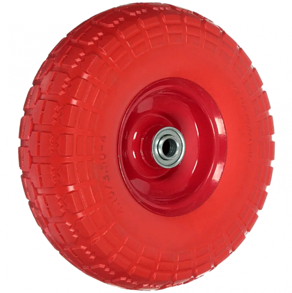 Колесо для тачки пенополиуретановое (330*80*16мм), PU 4,00/3,5-6 D 16