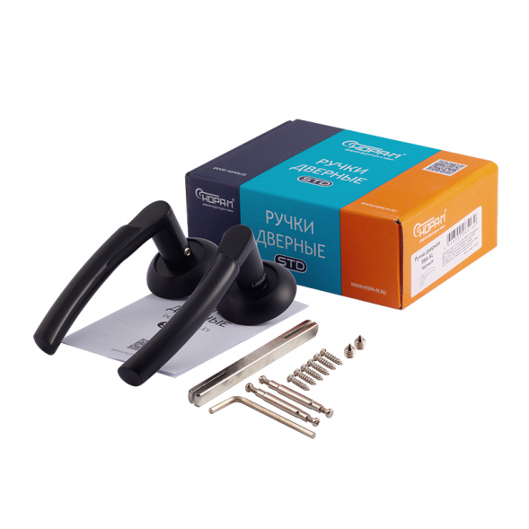 Ручка дверная 99А AL черный