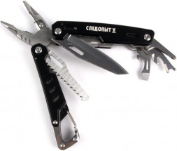 Мультитул (плоскогубцы) &quot;СЛЕДОПЫТ-EXPLORER&quot;, 105х42х18 мм, 11 предметов, в чехле, в коробке/40/
