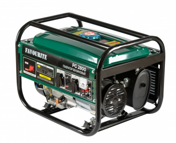 Генератор бензиновый PG 2800 2,8 кВт, 7 л.с. FAVOURITE