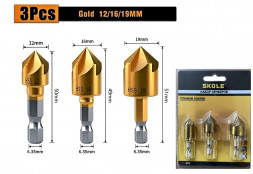 Набор зенкеров 3 шт SKOLE