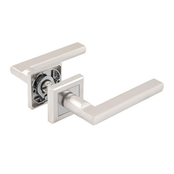 Ручка дверная 108К AL белый жемчуг