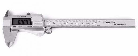 Штангенциркуль электронный в стальном корпусе150мм СТРОНГ
