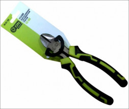 Кусачки 160 мм (бокорезы), шлифованные, двухкомпонентная рукоятка ON