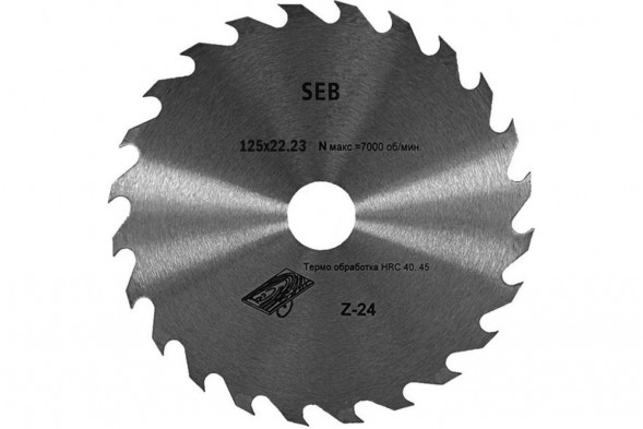 Диск пильный по дереву (без победита) 150 48зуб.*22.23мм СЕБ