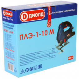 Пила лобзиковая электрическая 800 Вт (ПЛЭ-1-10 М) &quot;ДИОЛД&quot; (быстрозажимной механизм)