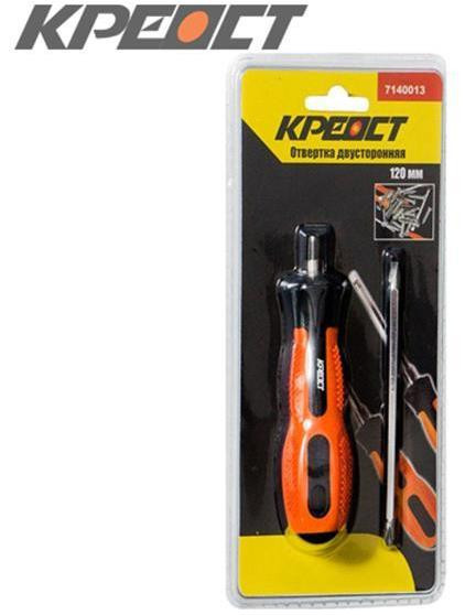Отвертка переставная двусторонняя 2рс. &quot;Креост&quot;