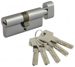Цилиндр.мех-м Люкс II ЛПВ-70 (хром) (35-35) &quot;Нора-М&quot;