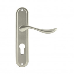 Ручка двер. на планке 124-55 мм (хром) &quot;Нора-М&quot;