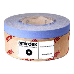 Абразивная бумага в рулонах SMIRDEX Ceramic Velcro 740, 70мм*25м Р 60