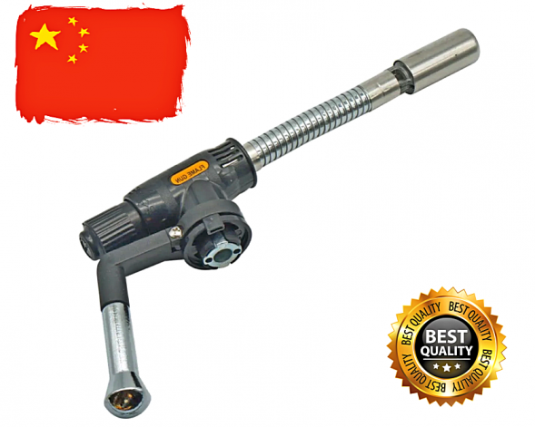 Газовая горелка с пьезоподжигом и гибким шлангом, 74-С