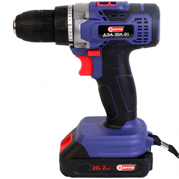 Дрель ручная электрическая аккумуляторная  (ДЭА-20Л-01 ) &quot;ДИОЛД&quot;