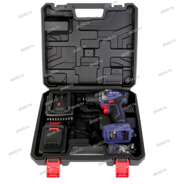 Дрель-шуруповерт ручная электрическая аккумуляторная (кейс) 1АКБ  (ДЭА-20Л-09) &quot;ДИОЛД&quot;