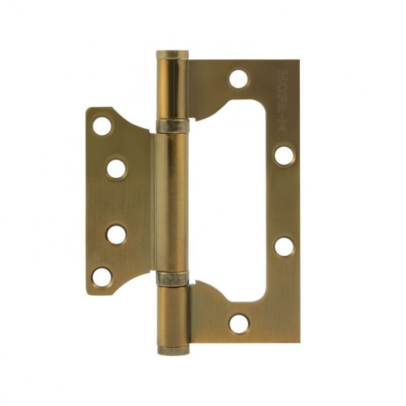 Петля накладная унив. 800-4&quot; FНР (мат.кофе) без колп. (100*75*2,5)  &quot;Нора-М&quot;