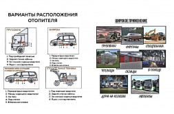 Отопитель воздушный стационарный 5Квт 12/В металл