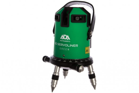 Лазерный уровень ADA 6D Servoliner GREEN
