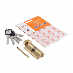 Цилиндр.мех-м ЛПУВ.УК-90 (латунь) (45-45)  "Нора-М"