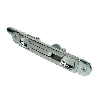 Шпингалет торцевой дверной 02 хром  (для кит.дверей) Замкофф