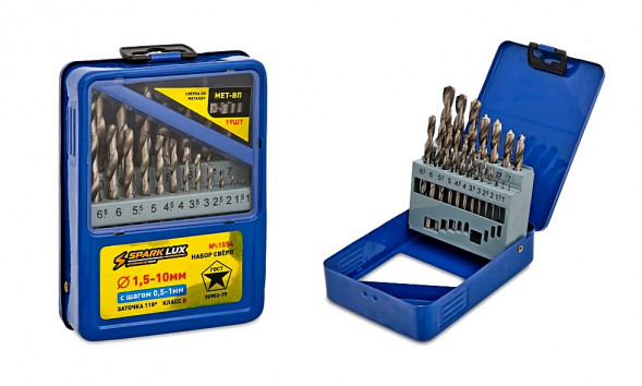Набор сверл 19 предметов по металлу X-PERT