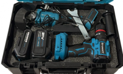 Набор аккумляторный (УШМ и Шуруповерт),21v, 4Ah 2 аккум, Кейс, З/У GRUWATT