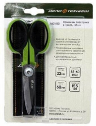 462150 Ножницы электрика 155 мм, в тетроновом чехле (6шт)