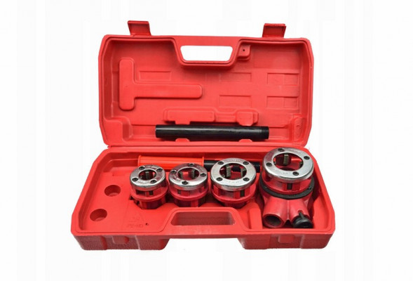 Набор клуппов  для нарезания труб (1&quot;,1/2&quot;,1 1/4&quot;,3/4&quot;) X-Pert