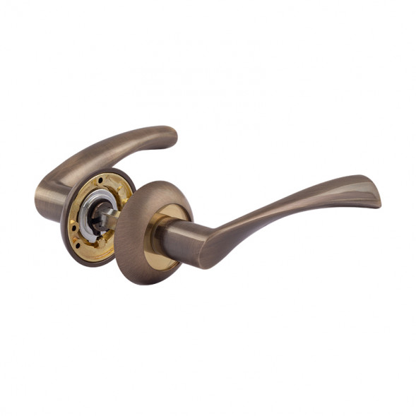 Ручка дверная AL 100А AL ст.бронза &quot;Нора-М&quot;