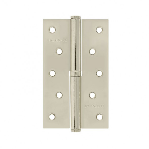 Петля сталь 750-5&quot; (хром.покр.)левая (125*75*2,5) №2  &quot;Нора-М&quot;