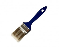 Кисть флейцевая, 63мм, синтетическая щетина пластмассовая ручка, 4Walls Master