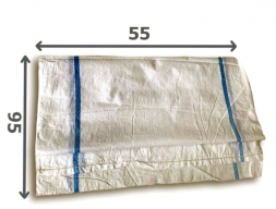 Мешок полипропиленовый 55смх95см для строительный белый (100шт), (500шт)