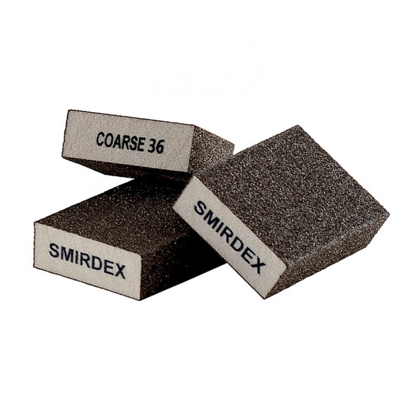 Абразивная губка SMIRDEX 920, 4х4, Coarse, 100*70*25мм