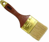 Кисть малярная плоская &quot;Профи&quot; нат.щетина дер. ручка 2,5&quot;(63мм)  (12шт) ON
