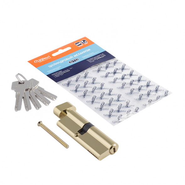 Цилиндр.мех-м ЕСО-STD Z ЛПВ-90 (золото) (50-40в)