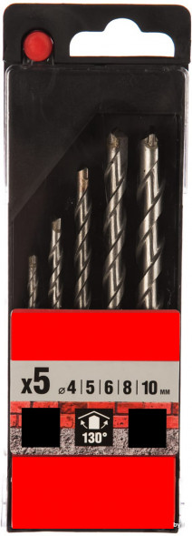 Набор сверл по бетону 5РС "Хром" SKOLE