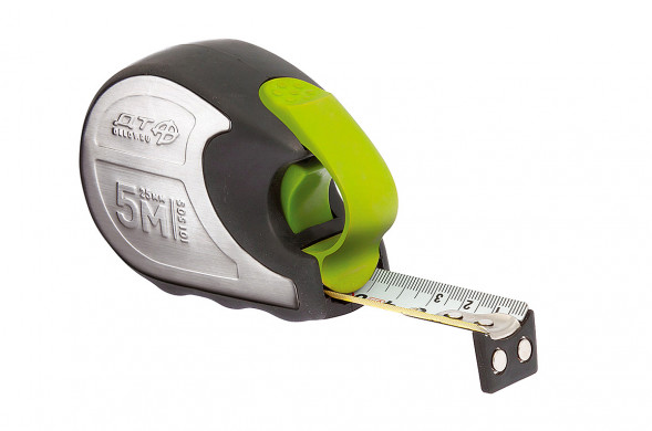 101505 Рулетка металлическая с нейлоновой лентой 5М (6шт)