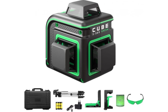 Лазерный уровень ADA Cube 3-360  Green Ultimate Edition
