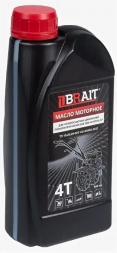 Масло минеральное BRAIT для 4-х тактных двигателей SAE 10W-40 API SF/CC (946мл) (12 шт.)