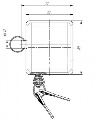 Замок навесной закрытый ЗЕНИТ ВС2-10-01