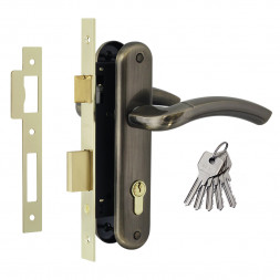 Замок врезной N23-70 Л (ст.бронза)  &quot;Нора-М&quot;