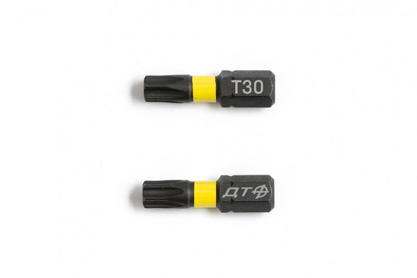 794802 Бита ударная 1/4, T30х25 мм, с отверствием. (комплект 2 шт)