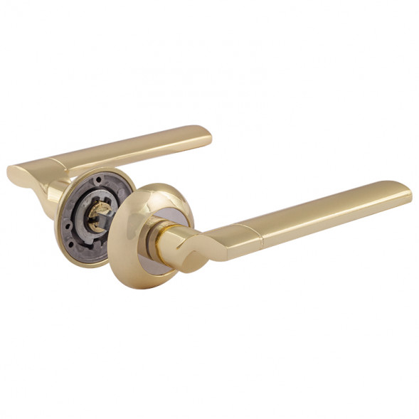 Ручка дверная AL 103А AL золото &quot;Нора-М&quot;