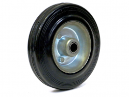 Колесо промышленное без кронштейна, резиновое. SIZE: 5&quot; (125) Нагрузка 90кг. С 54