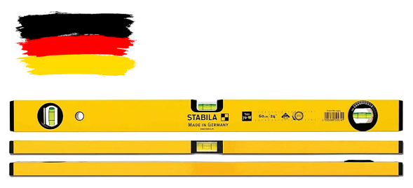 Уровень тип 70W, 100см  (2верт.1гориз.точн.0,5мм/м) STABILA