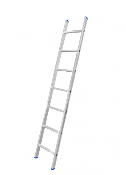 Лестница индустриального типа односекционная 1*10 алюмин. 276, 4,3 кг (153)